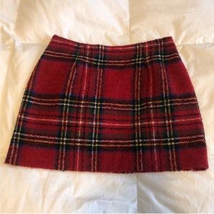 Plaid skirt